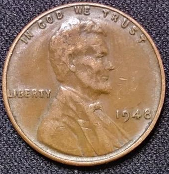 1948-Cent-Error,-Mint-Damage-Or-PMD-?